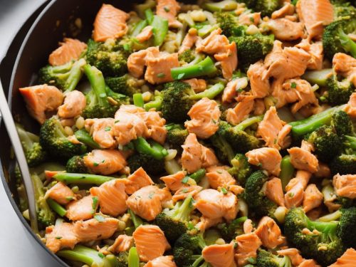 Canned Salmon and Vegetable Stir-Fry