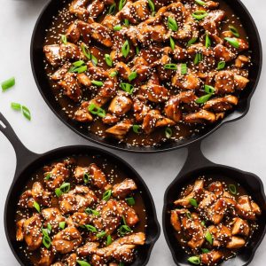 Cast Iron Skillet Teriyaki Chicken Recipe