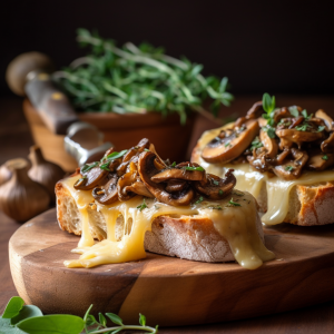 Chanterelle Mushroom and Gruyere Tartine Recipe