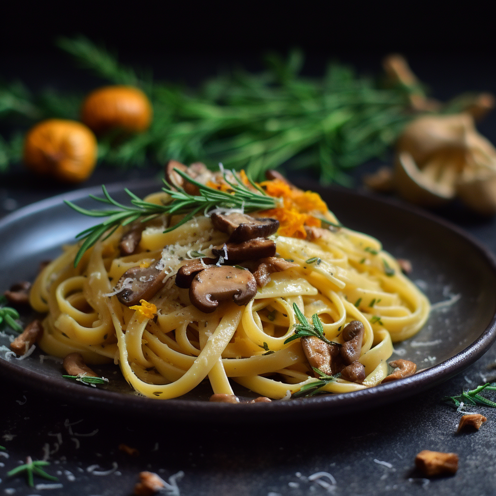 Chanterelle Mushroom and Truffle Pasta Recipe