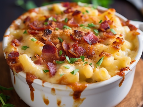 Cheesy Bacon Mac and Cheese Recipe