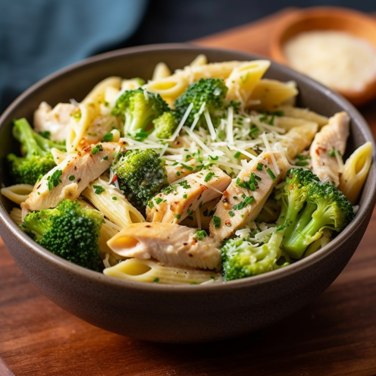 Cheesy Chicken And Broccoli Pasta Recipe