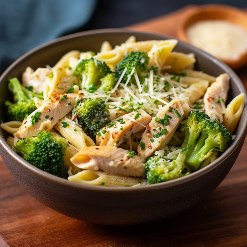 Cheesy Chicken and Broccoli Pasta Recipe