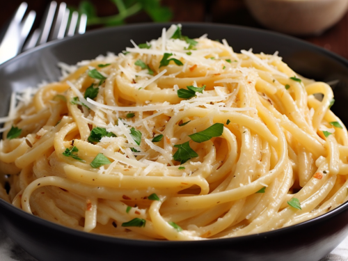 Cheesy Garlic Parmesan Pasta Recipe