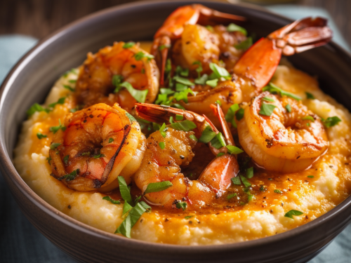 Chef Paul Prudhomme's Cajun Shrimp and Grits Recipe