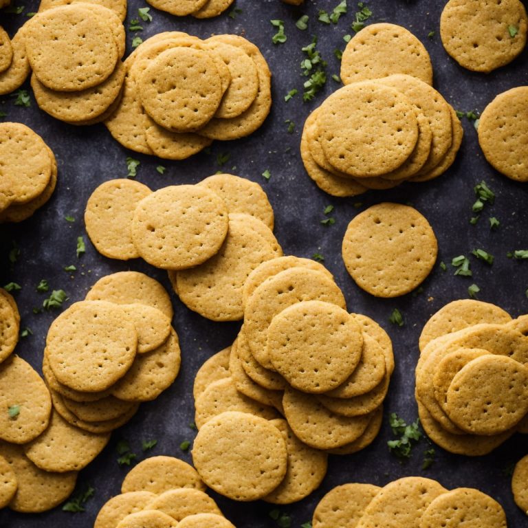 Chickpea Flour Crackers Recipe