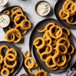 Chickpea Flour Onion Rings Recipe