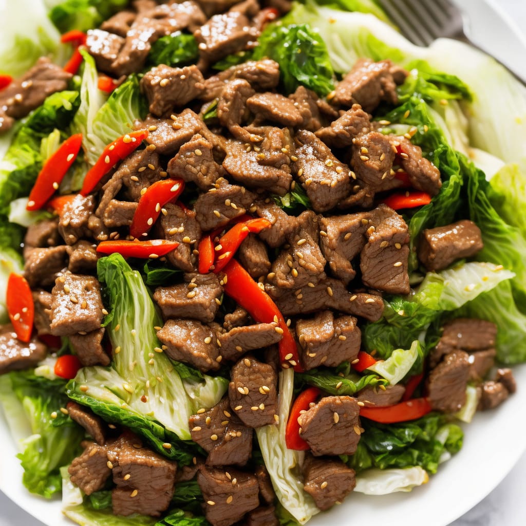 Chinese Cabbage and Beef Stir Fry Recipe