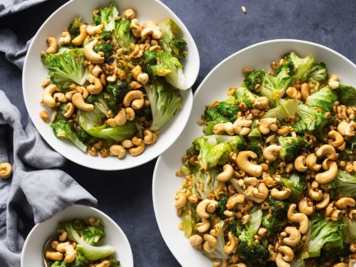 Chinese Cabbage and Cashew Stir Fry Recipe