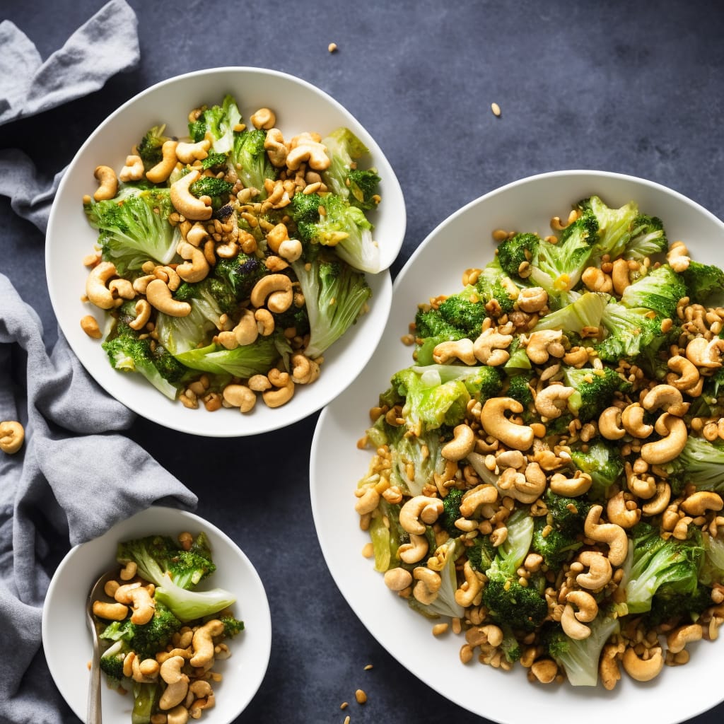 Chinese Cabbage and Cashew Stir Fry Recipe