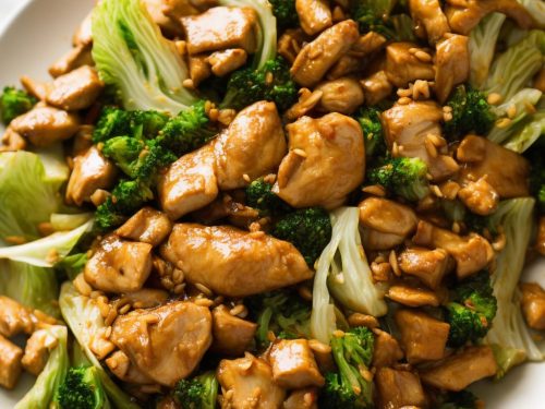 Chinese Cabbage and Chicken Stir-Fry