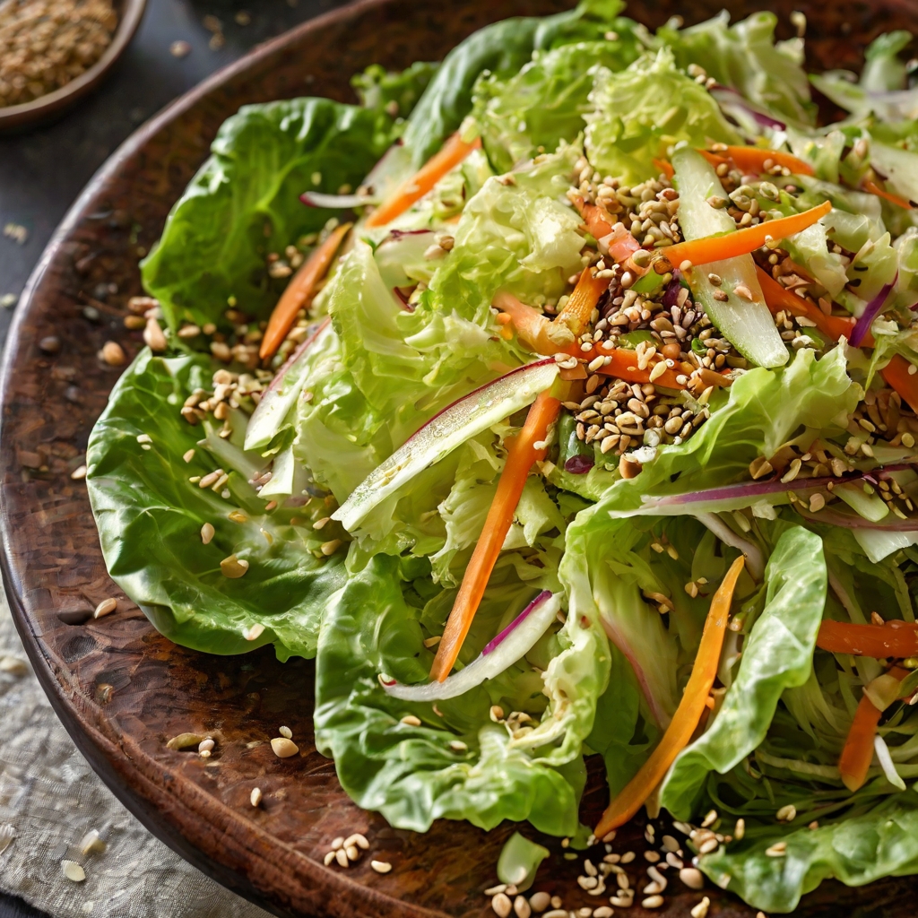 Chinese Cabbage and Sesame Salad