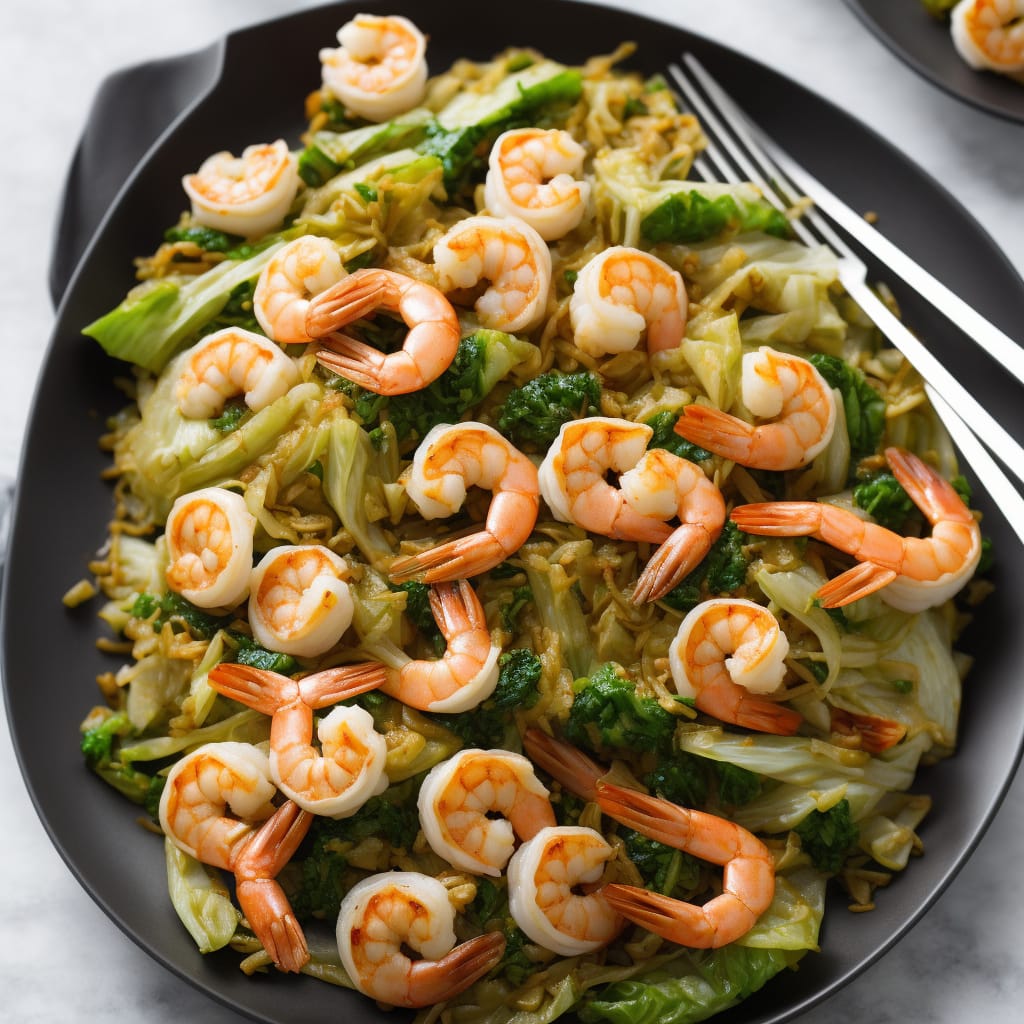 Chinese Cabbage and Shrimp Stir-Fry Recipe