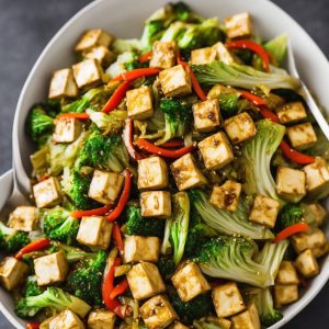 Chinese Cabbage and Tofu Stir Fry Recipe
