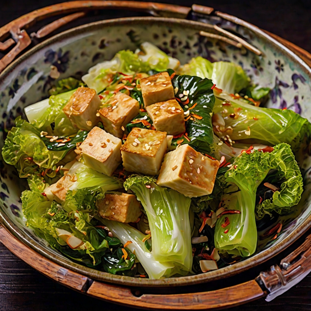 Chinese Cabbage and Tofu Stir Fry Recipe
