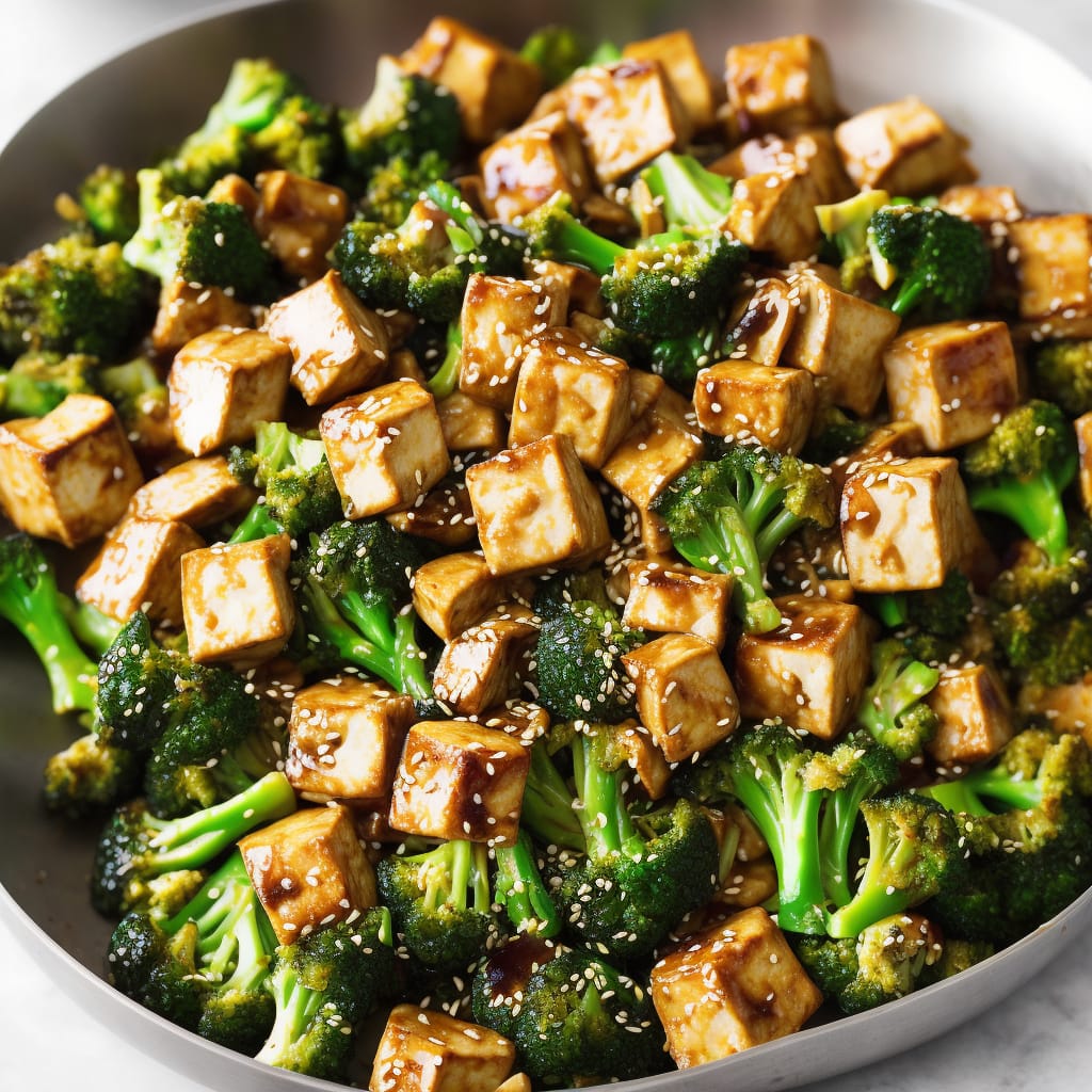 Chinese Tofu and Broccoli Stir-Fry