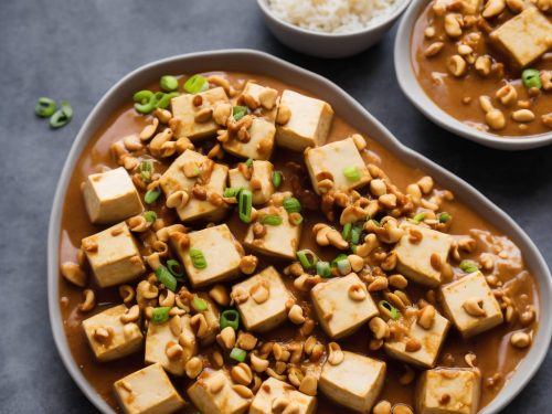Chinese Tofu and Peanut Sauce Recipe