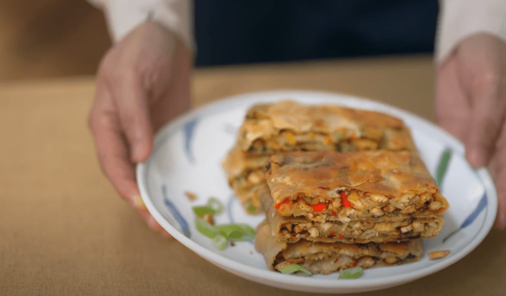 Chinese Tofu and Scallion Pancakes Recipe