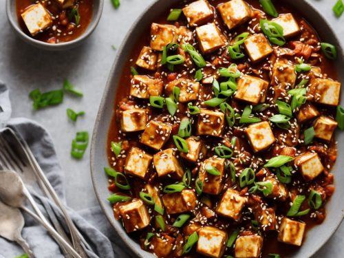 Chinese Tofu and Spicy Mapo Sauce Recipe