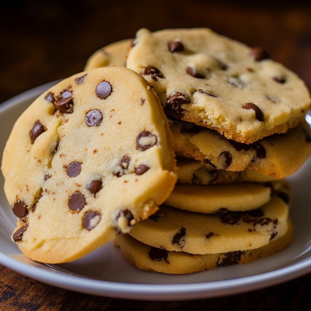 Chocolate Chip Shortbread Cookies Recipe