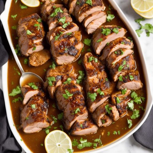 Cider Braised Pork Tenderloin Recipe 0350