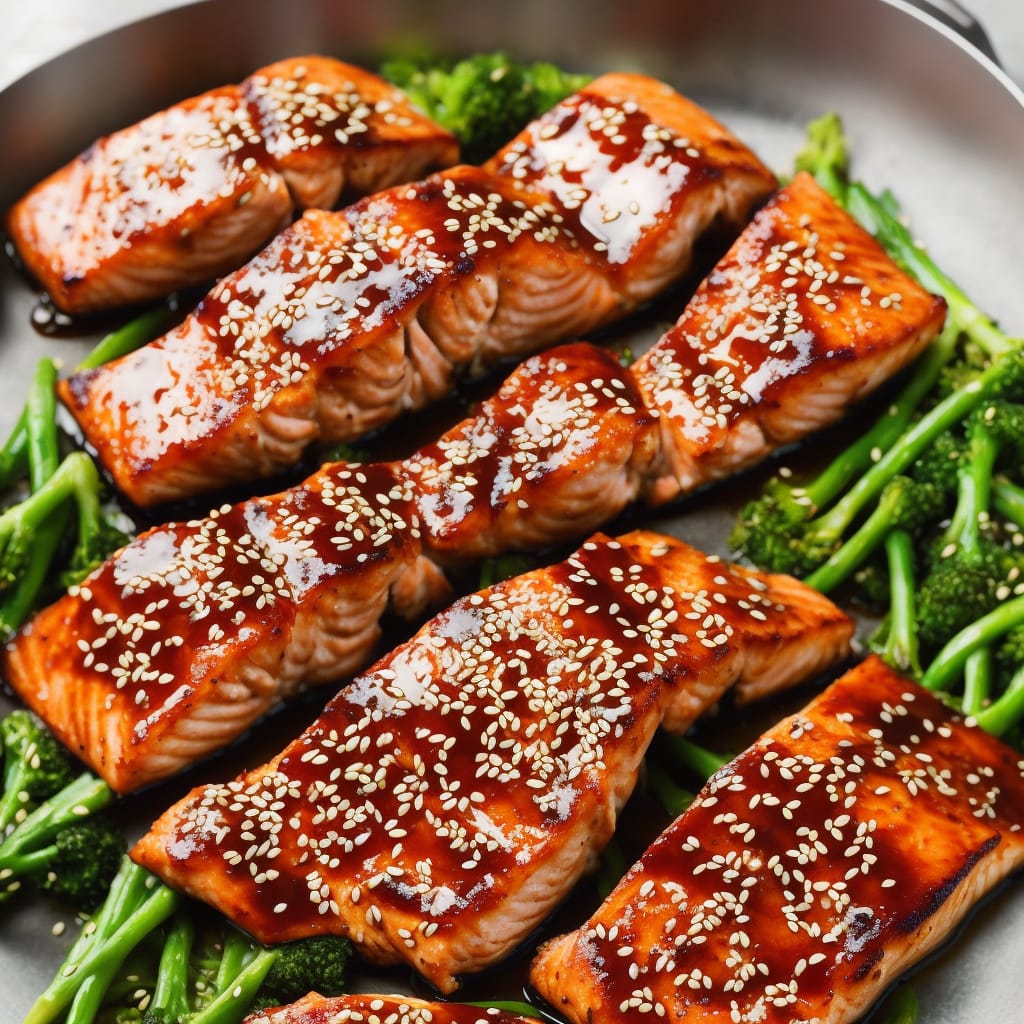 Clint's Teriyaki Glazed Salmon Recipe Recipe | Recipes.net