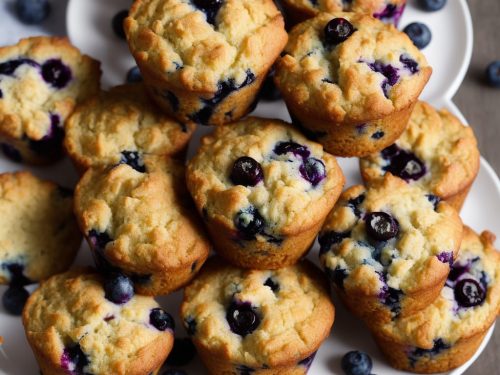 Coconut Oil and Blueberry Muffins Recipe