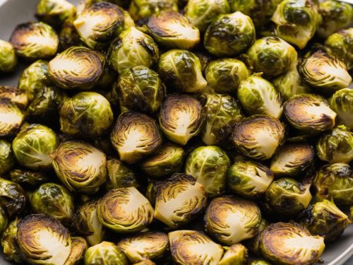 Coconut Oil Roasted Brussels Sprouts