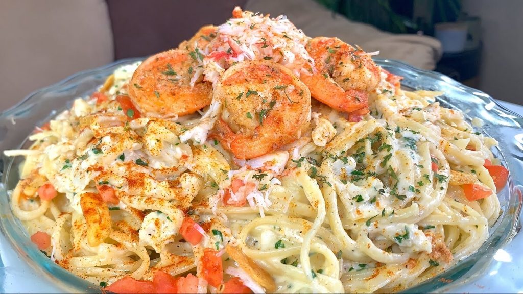 Crab-and-Shrimp-Pasta-Recipe