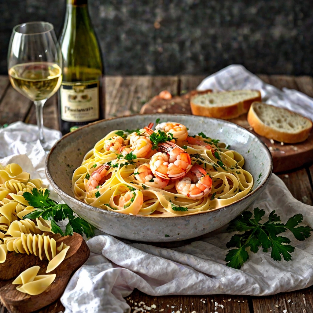 Creamy Prawn Pasta