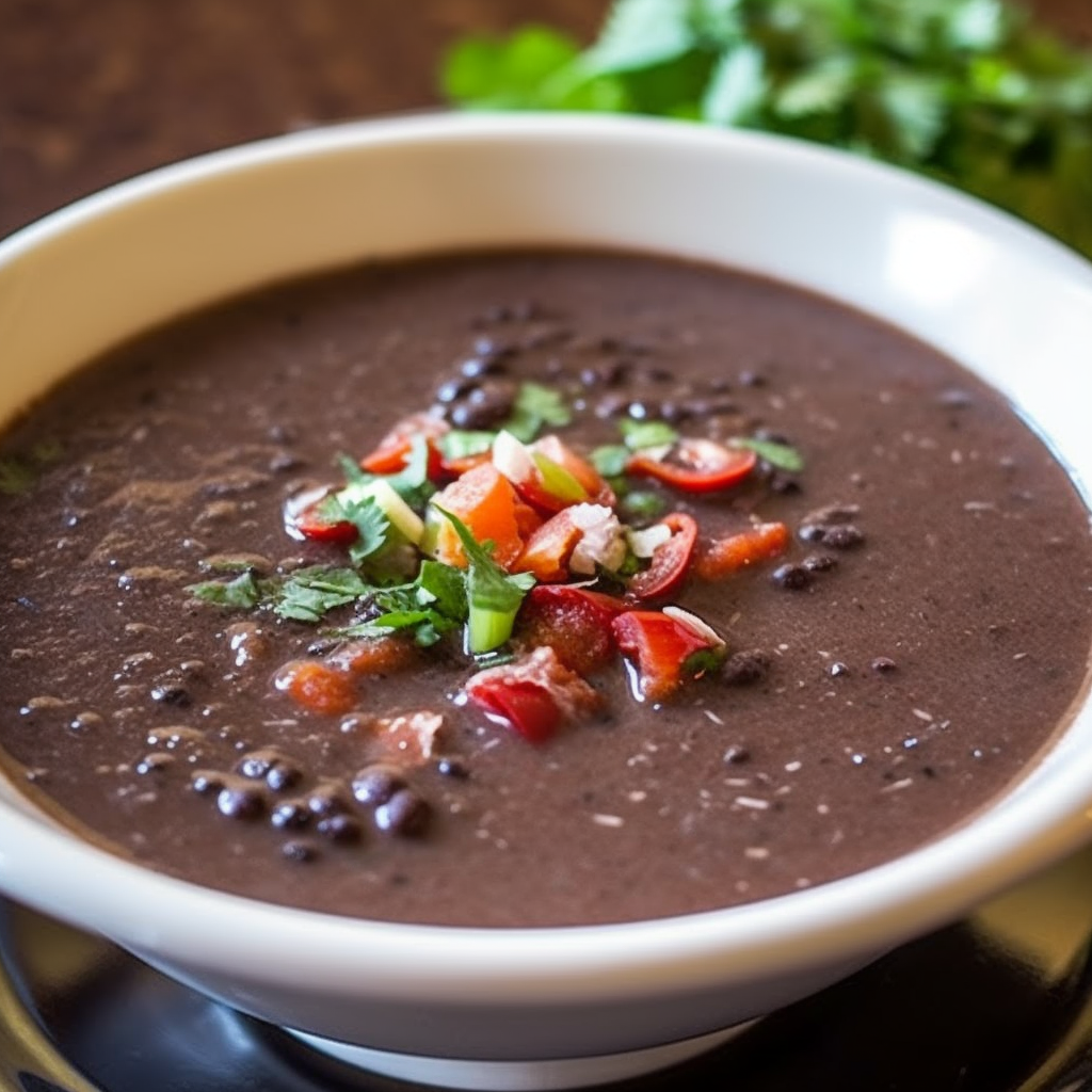 Crockpot Black Bean Soup Recipe