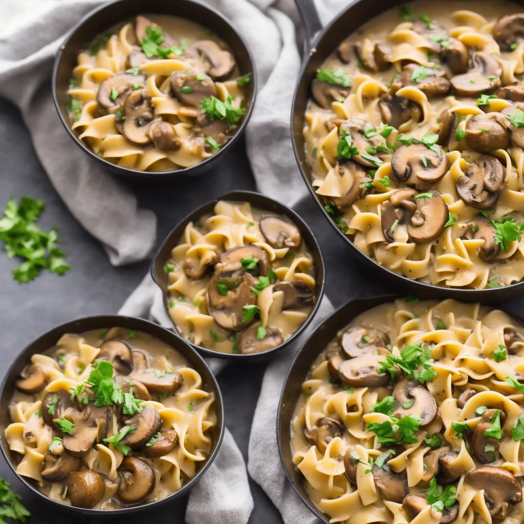 Crockpot Vegetarian Mushroom Stroganoff Recipe