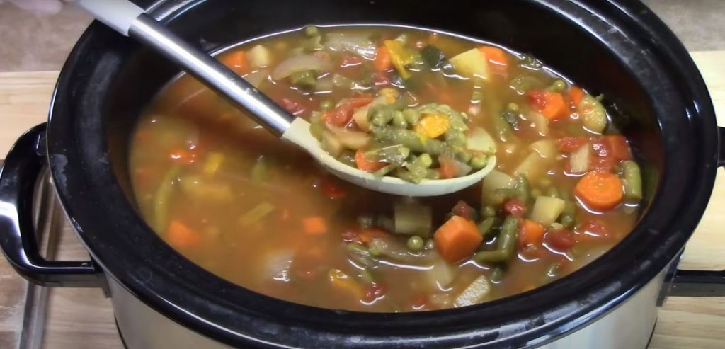Crockpot Vegetarian Vegetable Soup Recipe