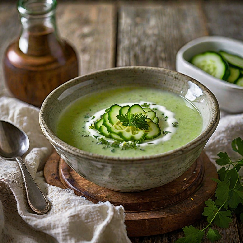 Cucumber and Yogurt Soup Recipe