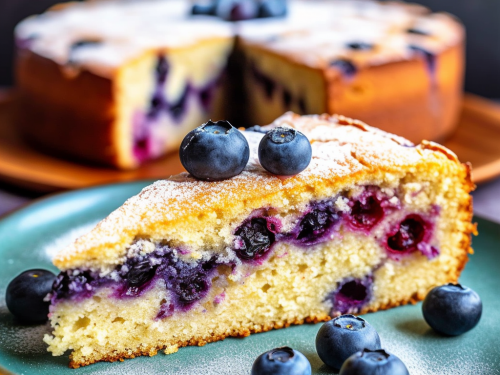 Dairy Free Blueberry Cake Recipe