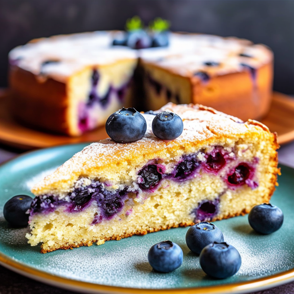 Dairy Free Blueberry Cake Recipe