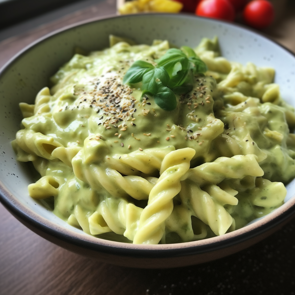 Dairy Free Creamy Avocado Pasta Recipe