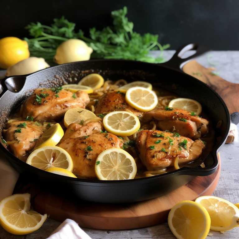 DairyFree Lemon Garlic Chicken Recipe