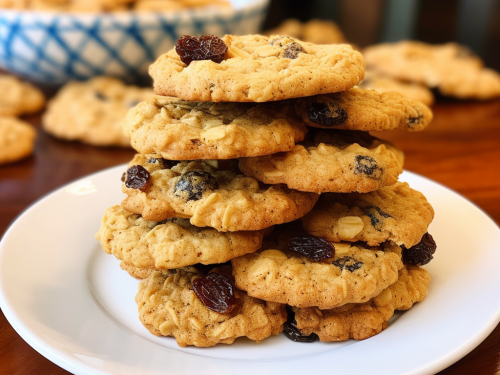 Dairy Free Oatmeal Raisin Cookies Recipe