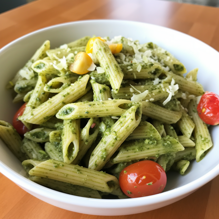Dairy Free Pesto Pasta Recipe Recipe