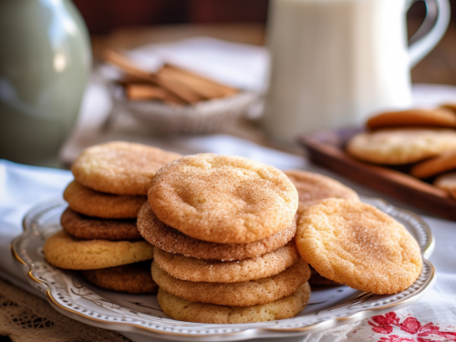 Dairy Free Snickerdoodle Cookies Recipe