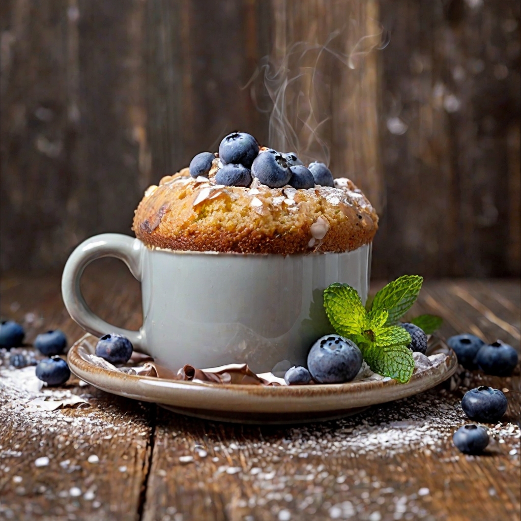 Microwave mug cake (vegan, GF, high-protein) – vegamelon