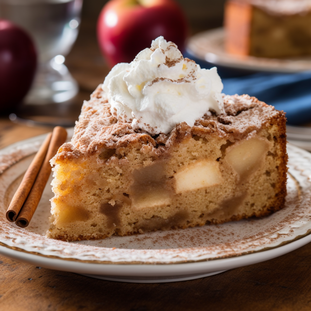 Apple Cinnamon White Cake Recipe - (4.2/5)