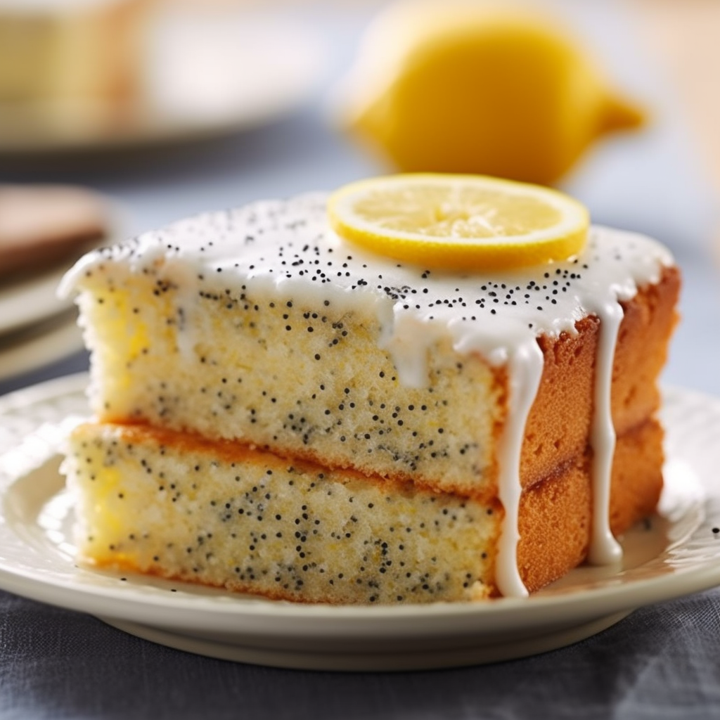Diabetic Lemon Poppy Seed Cake Recipe