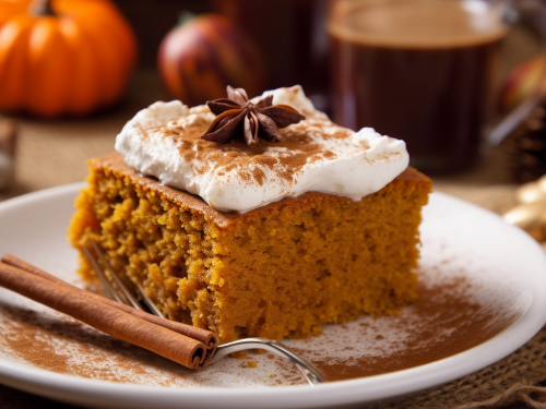 Diabetic Pumpkin Spice Cake Recipe