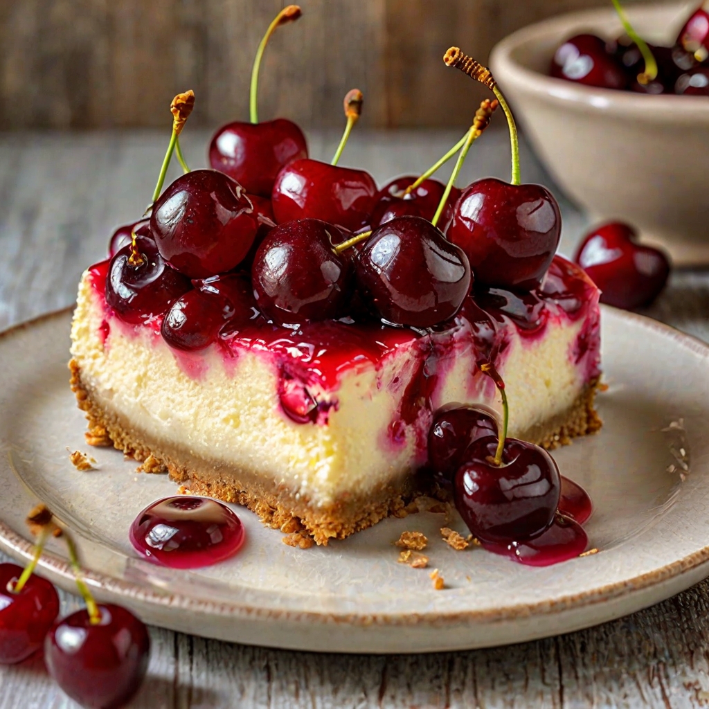 Dots Cherry Cheesecake Recipe