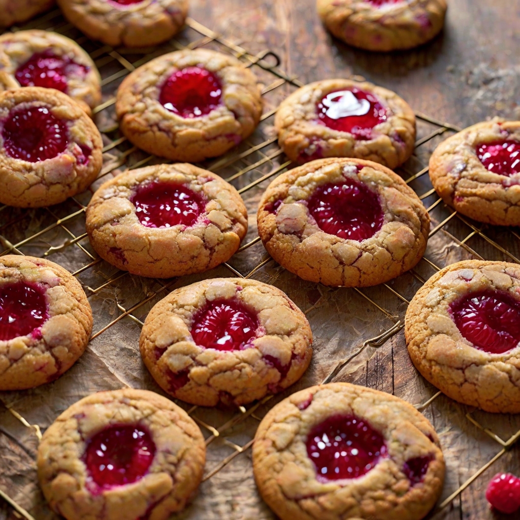 Dots Raspberry Thumbprint Cookies Recipe