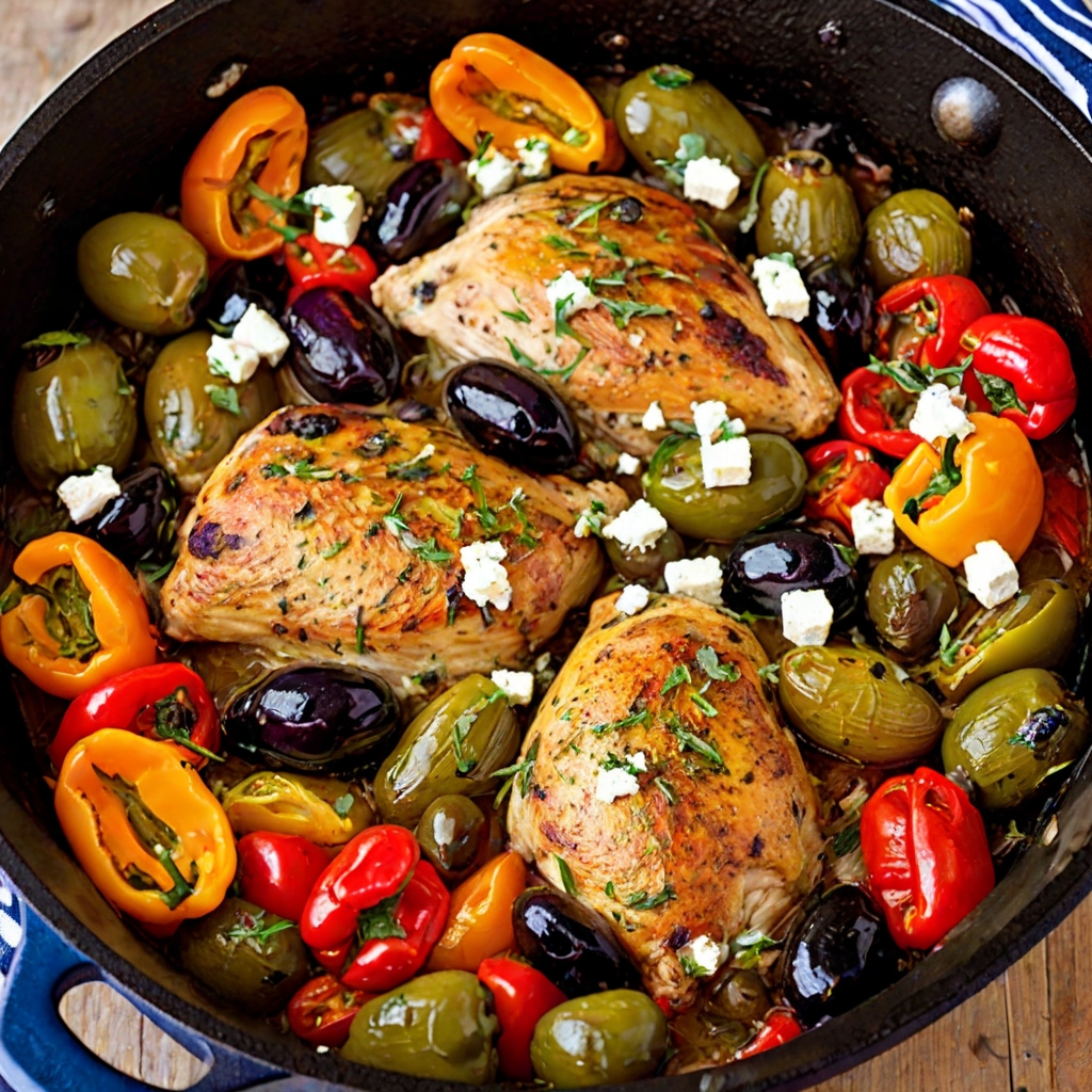 Dutch Oven Mediterranean Chicken Recipe