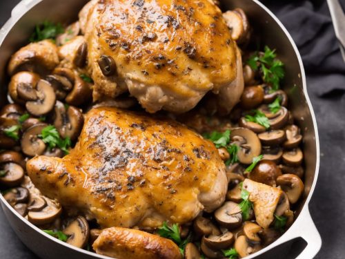 Dutch Oven Mushroom Chicken Recipe