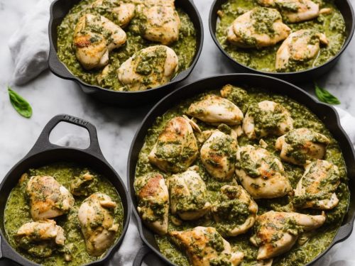 Dutch Oven Pesto Chicken Recipe